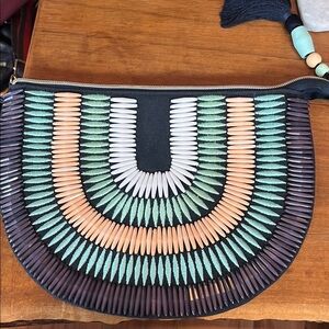 Stella & Dot Colorful Beaded Women's Clutch